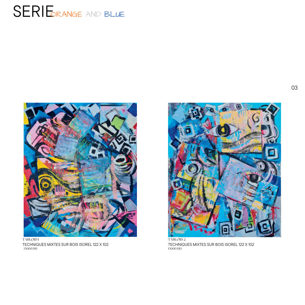 Orange and Blue